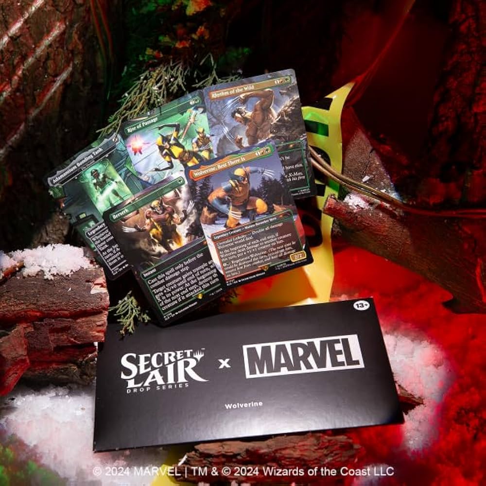 Magic the Gathering Secret Lair x Marvel's Wolverine