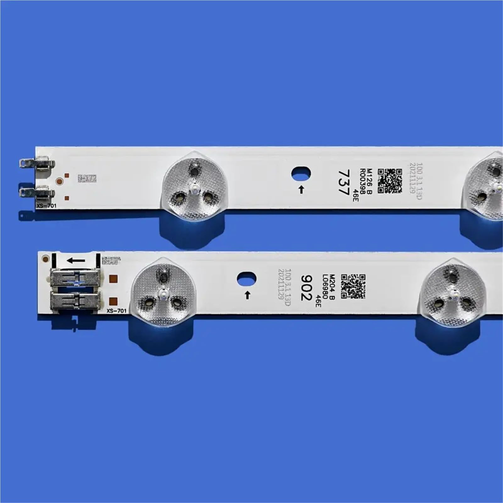 Striscia di retroilluminazione a LED 12 lampade compatibili for TV da 46 Pollici UN46EH6070FXZA UA46EH6030RXXZ UN46FH6030FXZA TS01 UA46EH6030RXSW D1GE-460SCA-R3