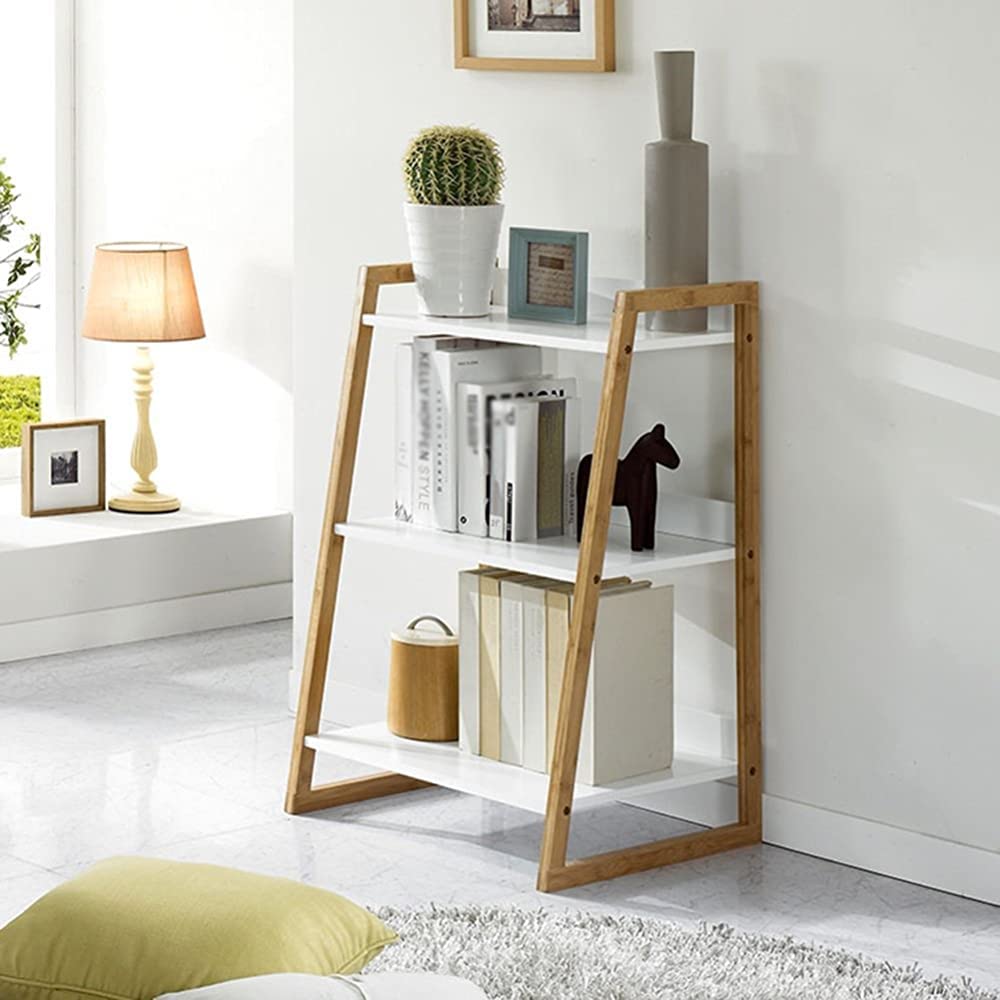 Bastidores de Almacenamiento Trapezoid Bookshelf 3 Nibookrack Boot Bootchase Bookcase Finishing Rack Estantería de Productos Básicos