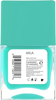 Nails Inc 45 Second Speedy Gloss, Mila, Teal, Glossy, No Chip, Long Lasting, Quick Dry, Air Dry, Professional Manicures & Pedicures, Fingernails & Toenails, Vegan Nail Polish, 0.47 Fl Oz