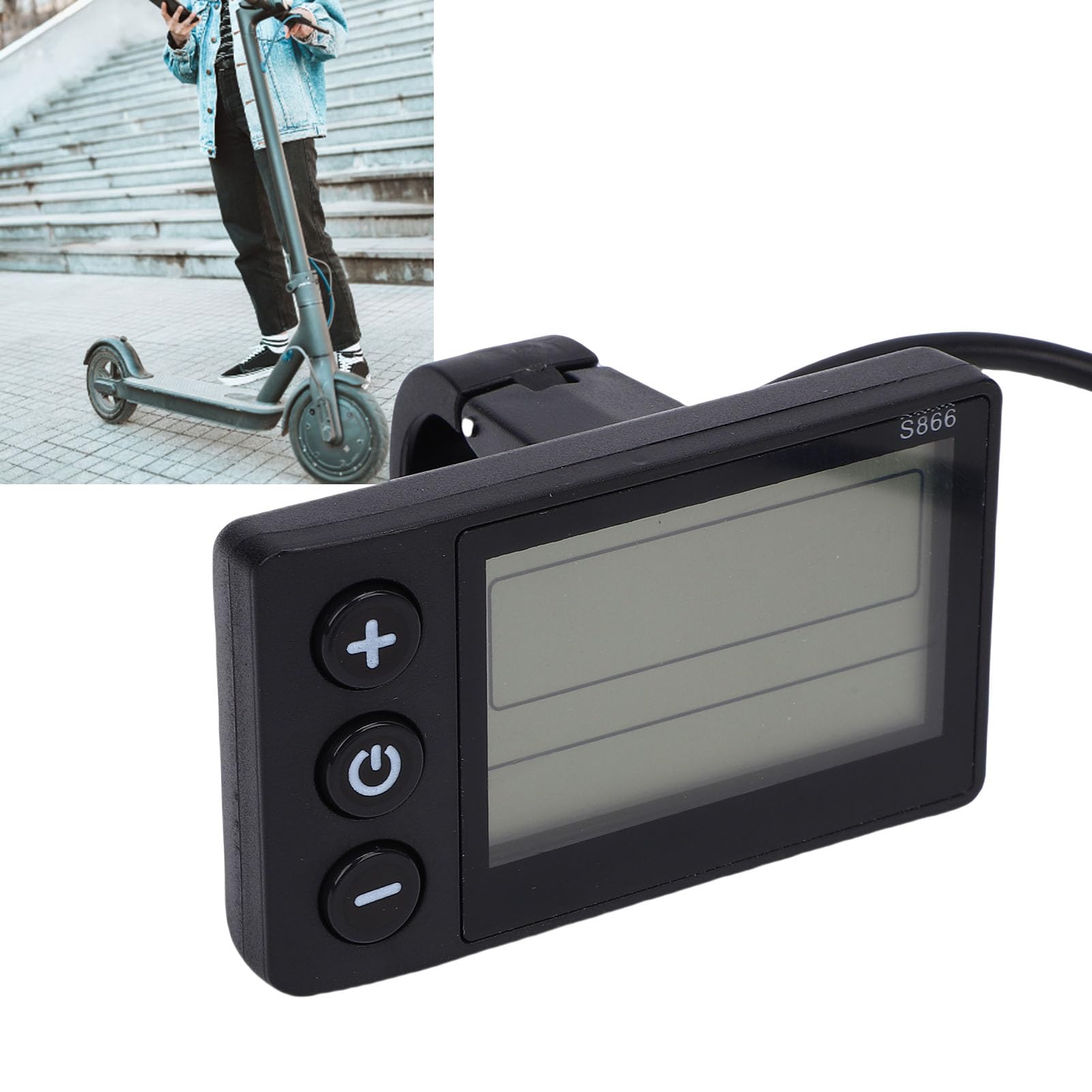 Sorandy Panneau d'affichage LCD pour Scooter électrique, écran Numérique Haute Définition pour Modification du Scooter, Panneau de Maintenance avec écran HD, Idéal pour