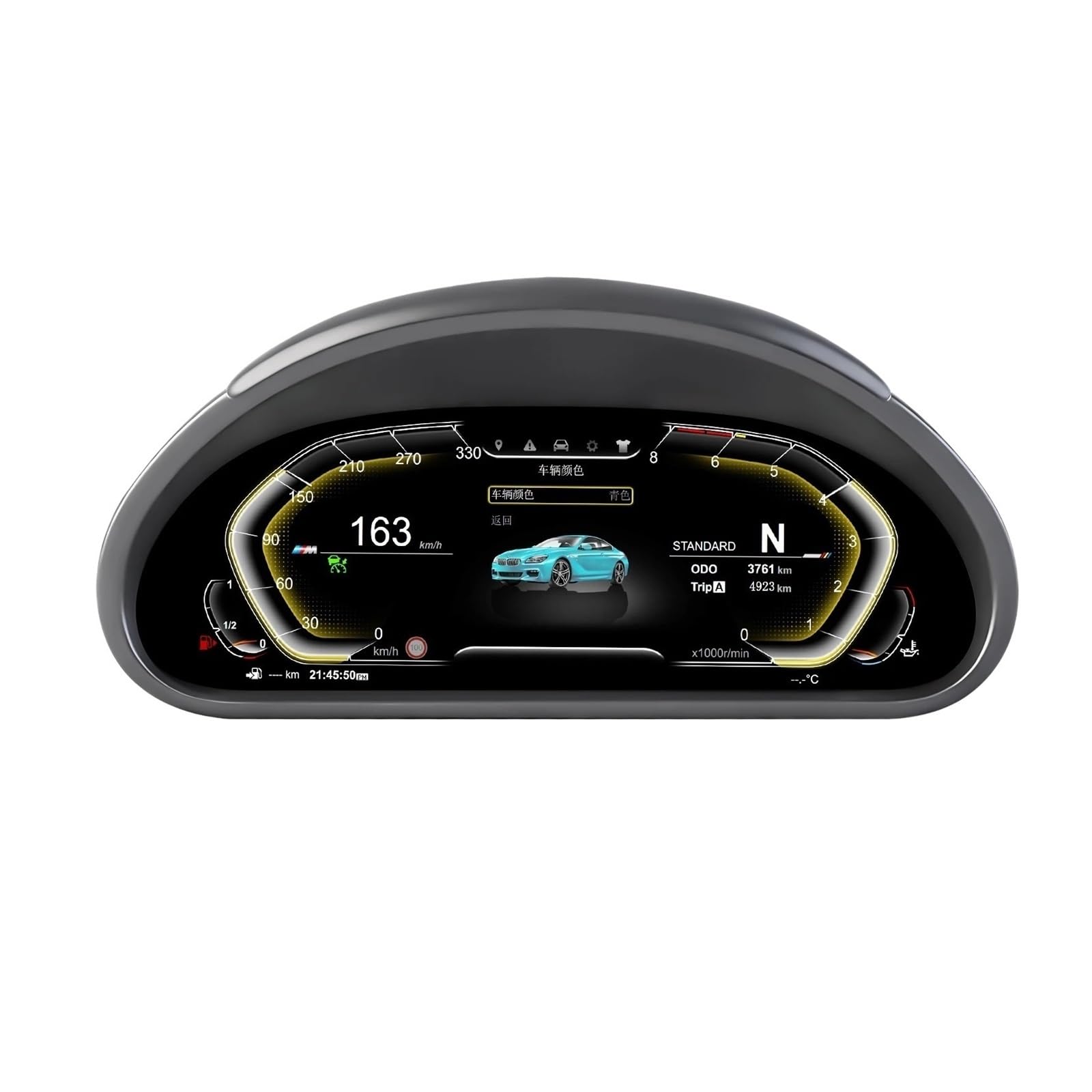 Panel digital de automóvil de lujo con Linux y Carplay para BMW E46 6