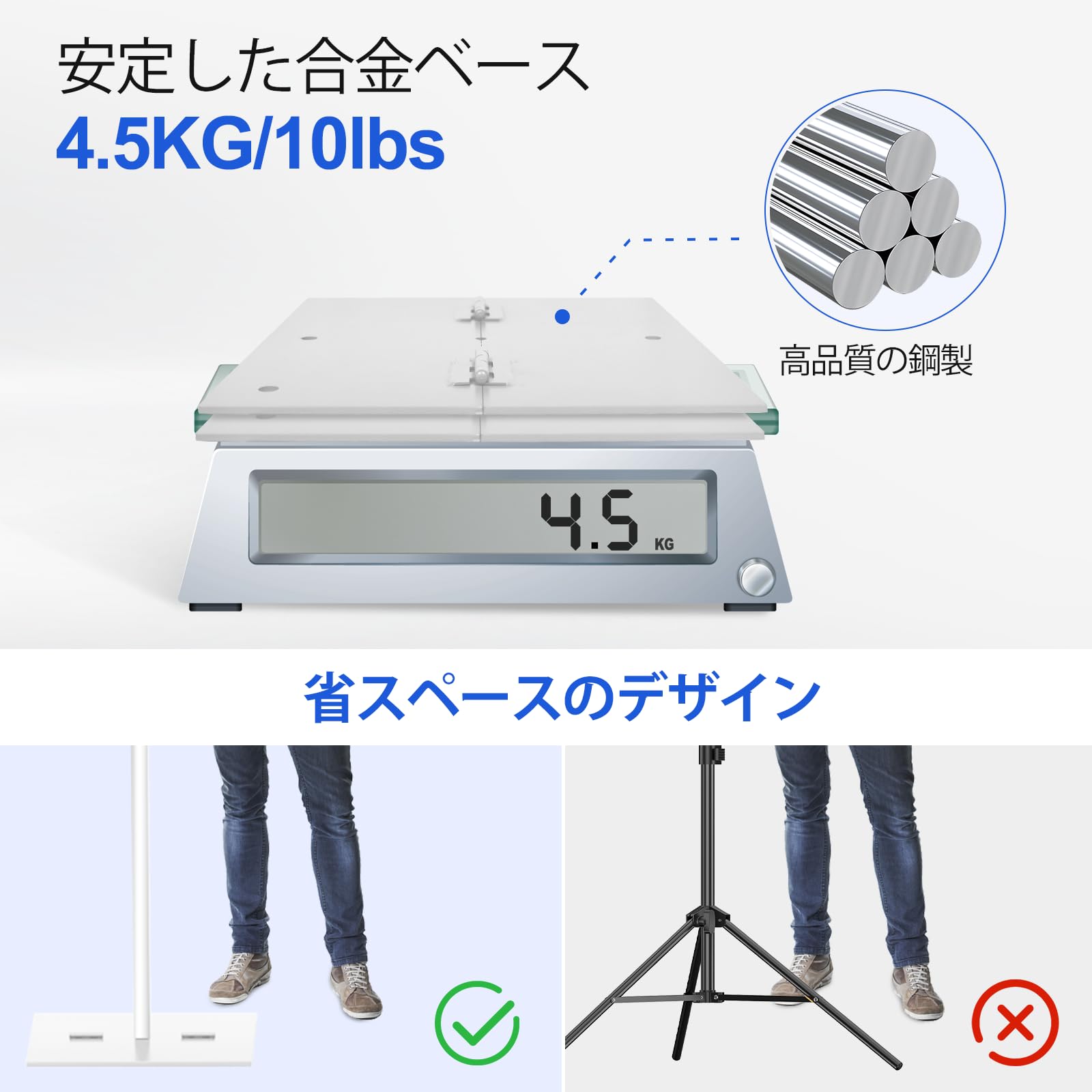 EMART 背景スタンド 撮影スタンド 260x300cm 幅、高さ調節可能 スチールベース 背景布/グリーンバックスタンド パーティー、結婚式、写真撮影、生放送、クロマキーなどに大活躍（ウォーターバッグ*2、と専用収納袋*1付き）-ゴールド Amazon | EMART 背景スタンド 撮影スタンド 260x300cm 幅、高さ調節