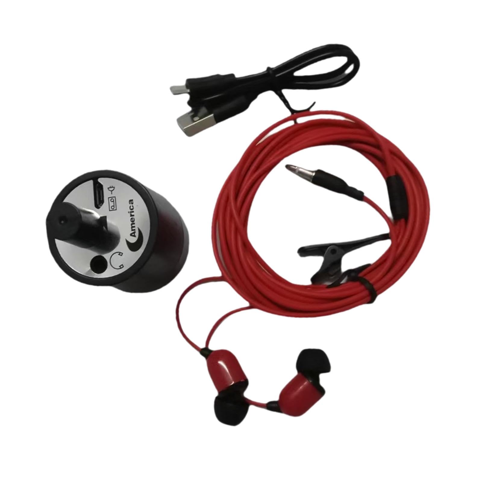 Underground Leaking Tester for Household Reducing Waste Pipeline Leak Detect Red Earphone-image-22