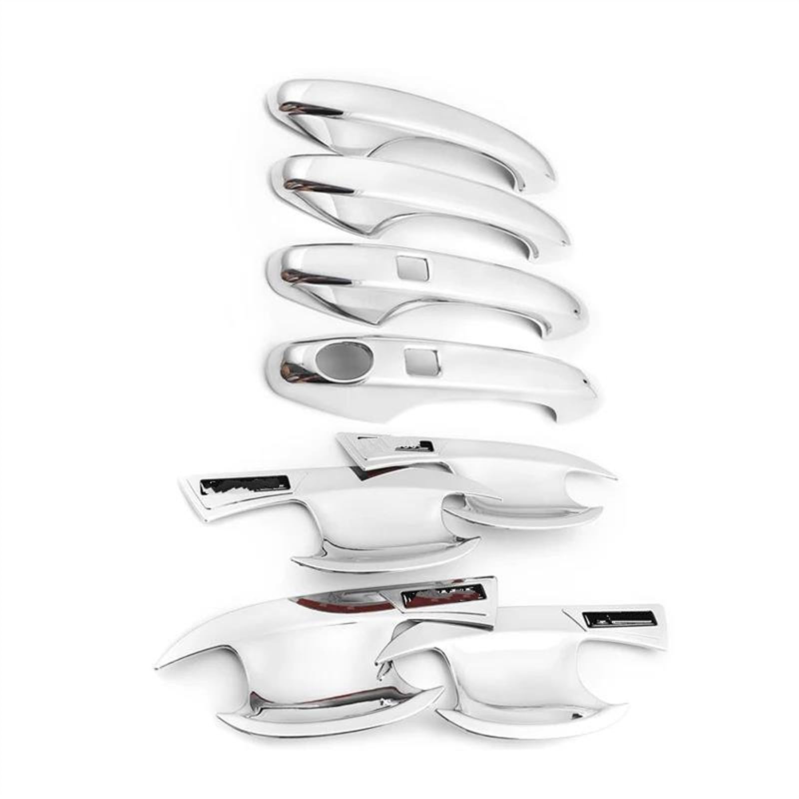 Noheeu Chrome A Car Accessories Exterior Door Handle Bowl Trim Cover Frame For Haval H6 3Rd Gen 2021-2023 Gt Dht-Phev(Chrome A)