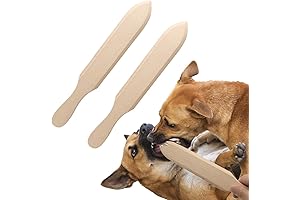 2PCS Wooden Dog No Bite Sticks