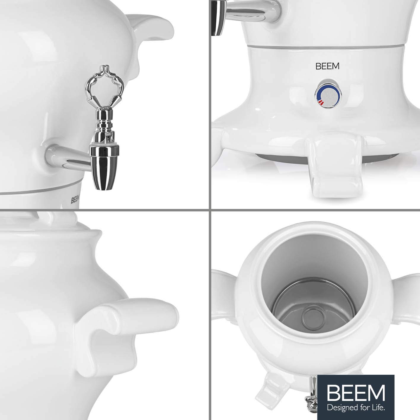 Beem 6134 Samovar Rebecca Iii-5 l Acier inoxydable