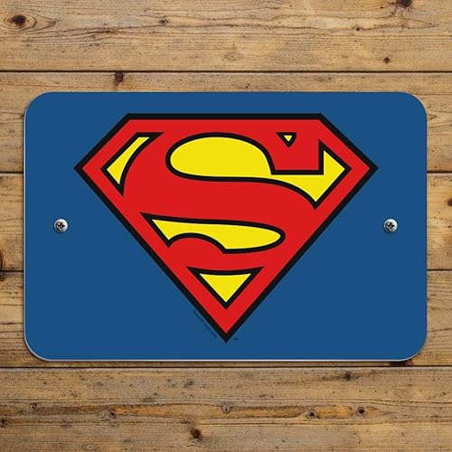Miniatura 8 de GRAPHICS & MORE Letrero de Superman Classic S Shield Logo Home Business Office