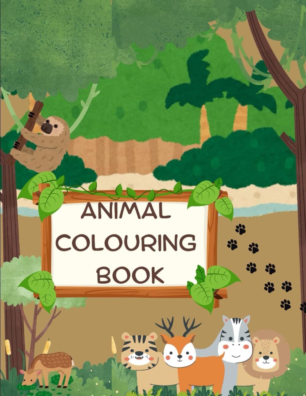 Animals for Little Hands Coloring Book: Simple, Bold, and Fun Animal Designs for Early Learners