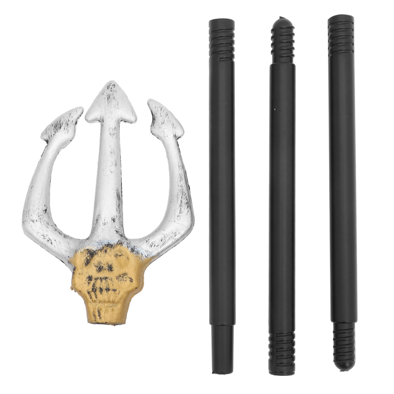 HEMOTON Halloween Diable Fourche Accessoire De Costume Démon Fourche Cosplay Accessoire Détachable Trident Habiller Articles De Fête Faveurs Truc Accessoires Performance