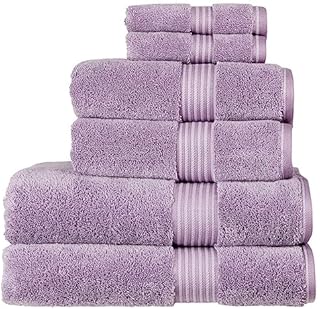 Christy Supreme Hygro 6 Piece Towel Set in Graphite 100% Supima Cotton - Luxurious & High Absorbency - Ultra Soft - 650GSM - 2 Bath, 2 Hand & 2 Face Towels
