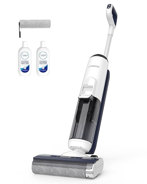 Tineco iFLOOR 5 Breeze Complete Wet Dry Vacuum Cordless Floor Washer, One-Step Cleaning for Hard Floors, Edge Clean, Auto Self-Cleaning, Lightweight & Cordless Design
