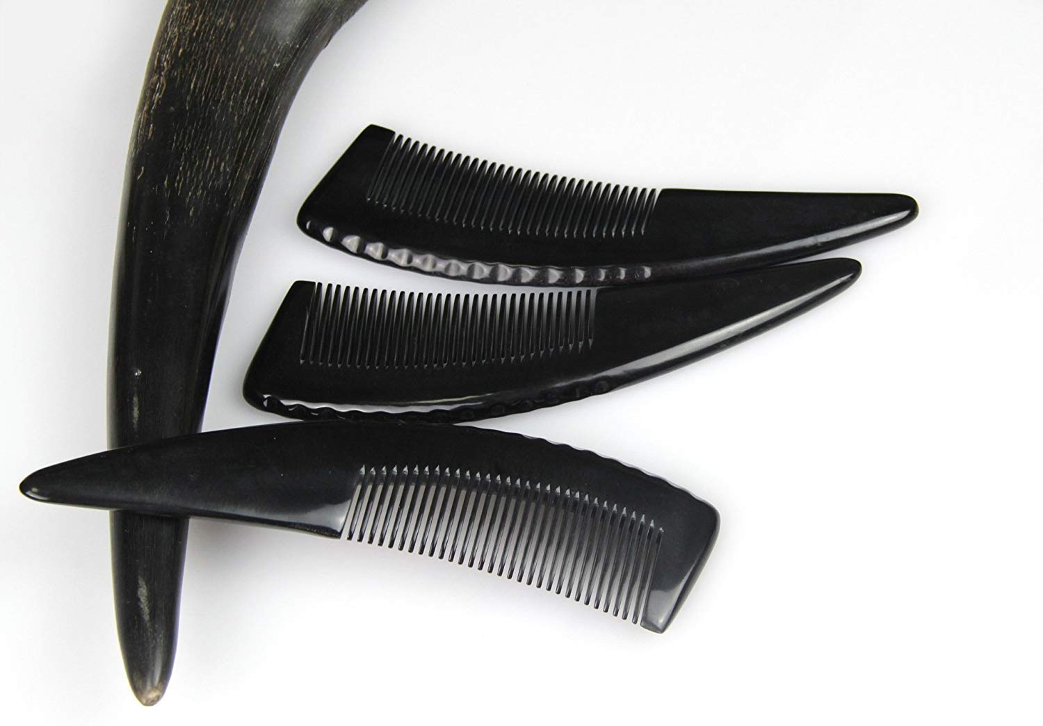 Amazon | ivymaker ヘアコーム 櫛 天然素材 水牛の角 静電気対策