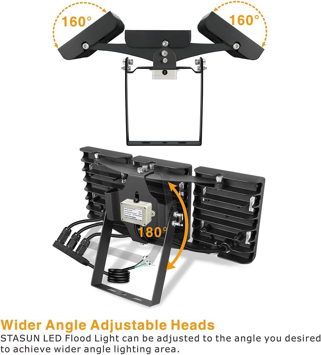 🔥 Hоt Dеаlѕ STASUN LED Flood Light Outdoor, 90W 8100lm Dusk to Dawn Outdoor Lighting, 6000K, OSRAM LED Chips, IP66 Waterproof Wide Lighting Angle LED Security Area Lights for Yard, Playground, Garden Flаѕh Dеаlѕ - 60% оƒƒ STASUN LED Flood Light Outdoor, 90W 8100lm Dusk to Dawn Outdoor Lighting, 6000K, OSRAM LED Chips, IP66 Waterproof Wide Lighting Angle LED Security Area Lights for Yard, Playground, Garden