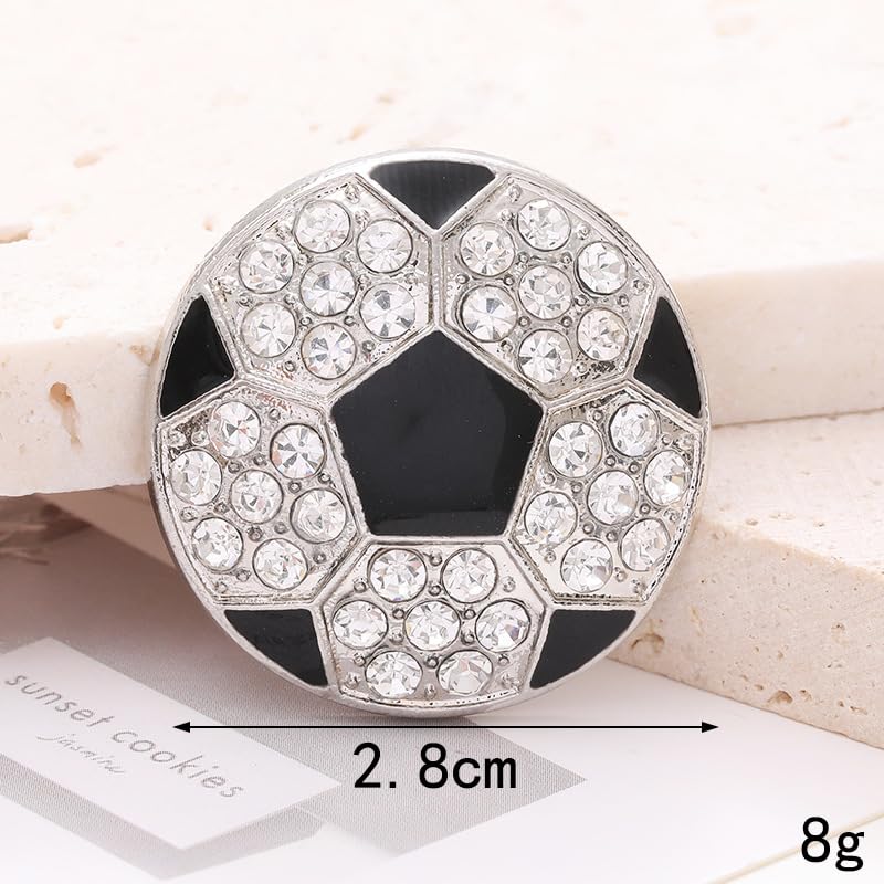 Image of Shiny Rhinestone Baseball Rugby Basketball Enamel Pin Creative Lapel Brooch for Women Men Sports Fans Jackets Backpack Hats Clothes Gift