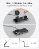 Estación de Carga Inalámbrica Plegable 3 en 1 UEQ para Apple Magsafe, Soporte de Carga Inalámbrica Magnética Rápida para iPhone 17 Air 16 15 14 13 12 Serie, Airpods Pro, Apple Watch Ultra (Negro Puro) 5