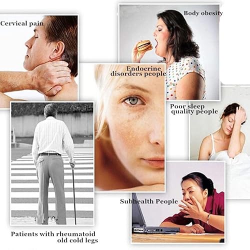 Miniatura 8 de HAILM Tapete de piedra de calor de cristal de turmalina de amatista de infrarrojo lejano, curación de terapia de calor infrarrojo, temporizador