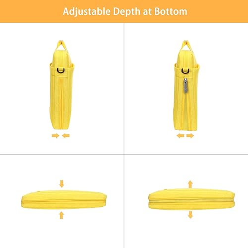 Miniatura 10 de MOSISO Bolso bandolera para laptop compatible con MacBook AirPro, portátil de 13 a 13.3 pulgadas, compatible con MacBook Pro 14 2023-2021 A2779 M2