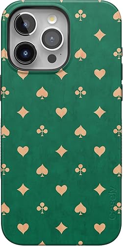 Vista 1325 de Casely Funda para iPhone 15 Pro Jardín Secreto Flores mixtas Funda atrevida Compatible con MagSafe y botón de acción Jardín Secreto Floral