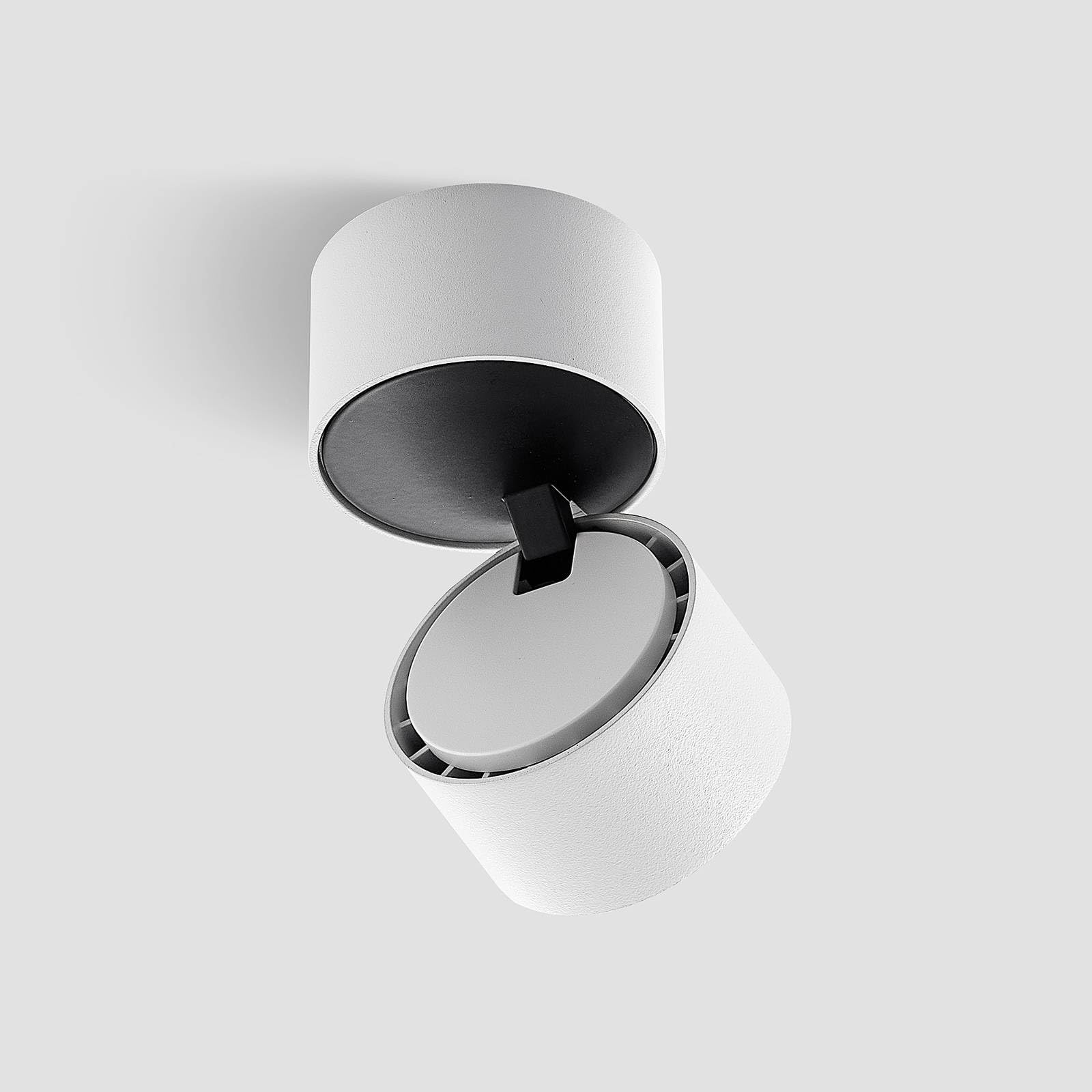 Arcchio LED Deckenlampe Rotari (Modern) in Weiß aus Aluminium (1 flammig,) - Deckenleuchte Wandleuchte Strahler Spot Lampe Flurleuchte