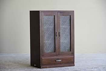 アンティーク 小ガラス 書棚 収納棚 古家具 無垢材 木製 楽天市場】キャビネット 木製 ガラス 飾り棚 扉付き収納棚 収納