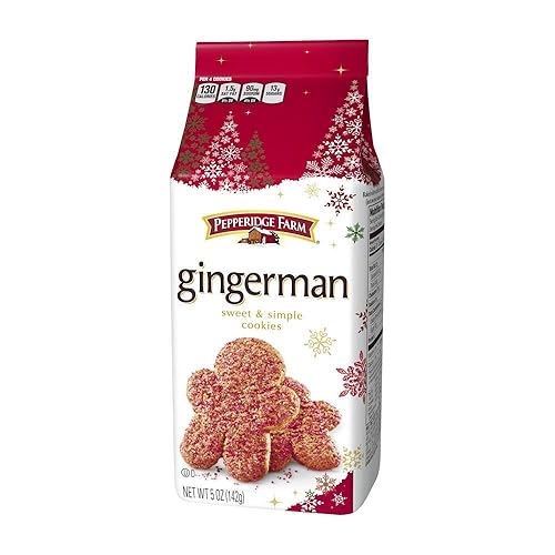 Pepperidge Farms Milano Holiday - Galleta de edición limitada (Gingerman)