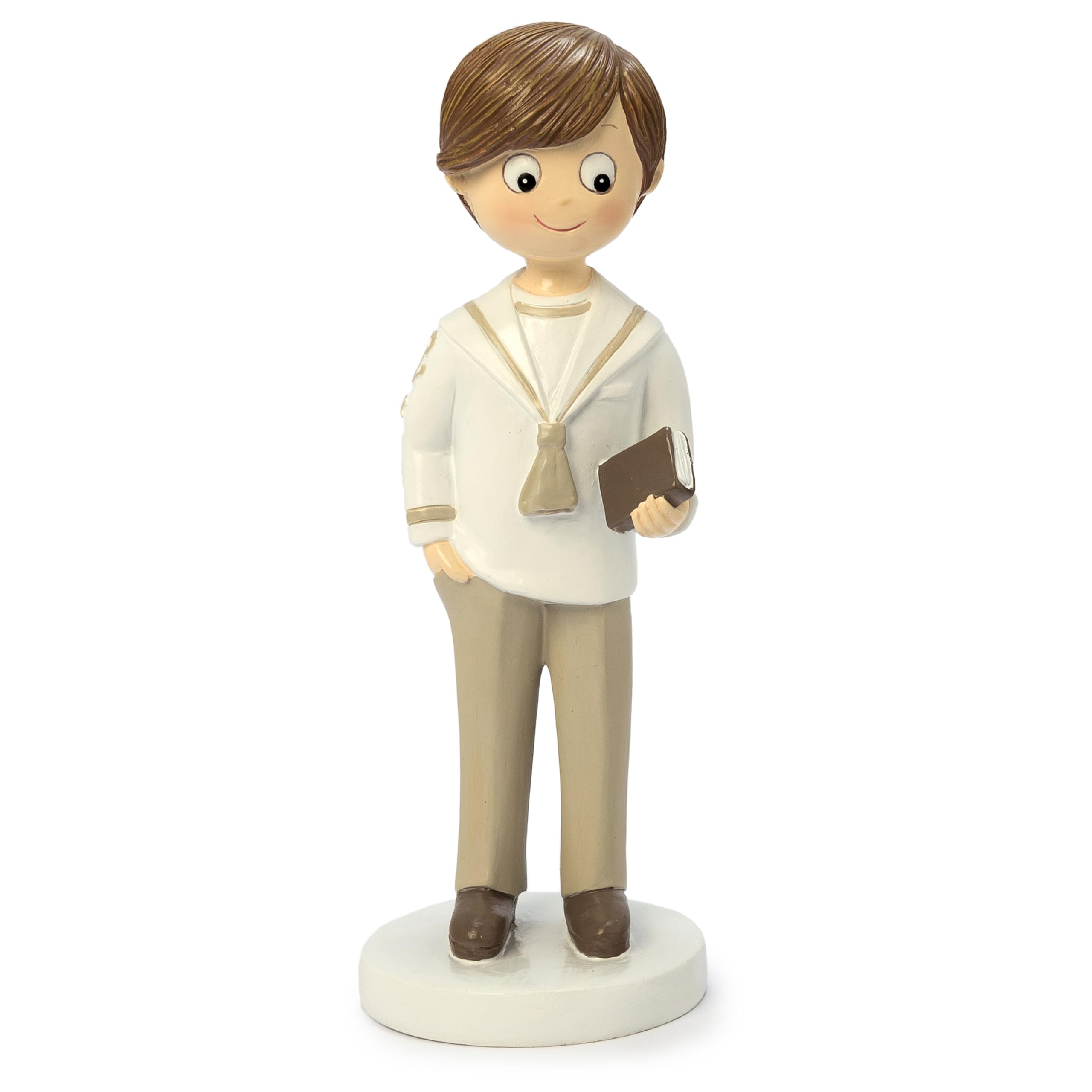 Mopec Y738 Figura Comunión Marinero Camisa Beige Mano en Bolsillo 17 cm.