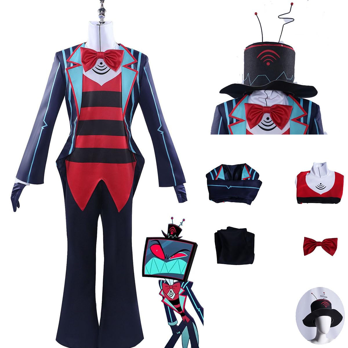 Amazon.co.jp: [Picksoco]ハズビンホテル（Hazbin Hotel） コスプレ