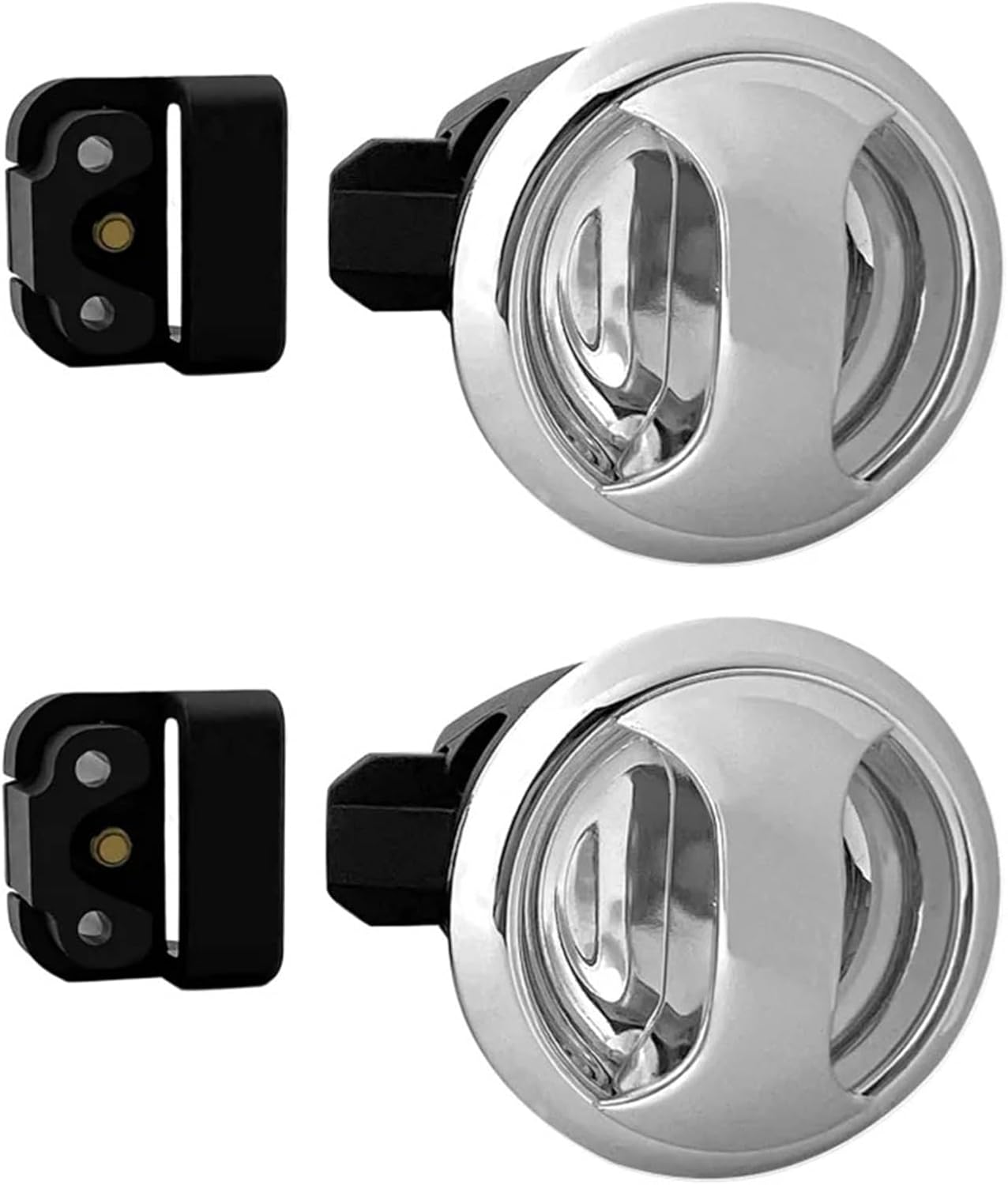 Latches Knob Type Door Lock, Open Type Door Lock, Anti Noise and Bounce Lock for Boat, RV, etc