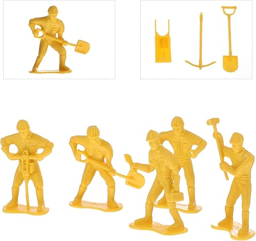 Miniatura 4 de EXCEART Juego de letreros de calle de juguete de pequeño ingeniero, juego de señales, modelo de construcción, juguete de construcción, juego de