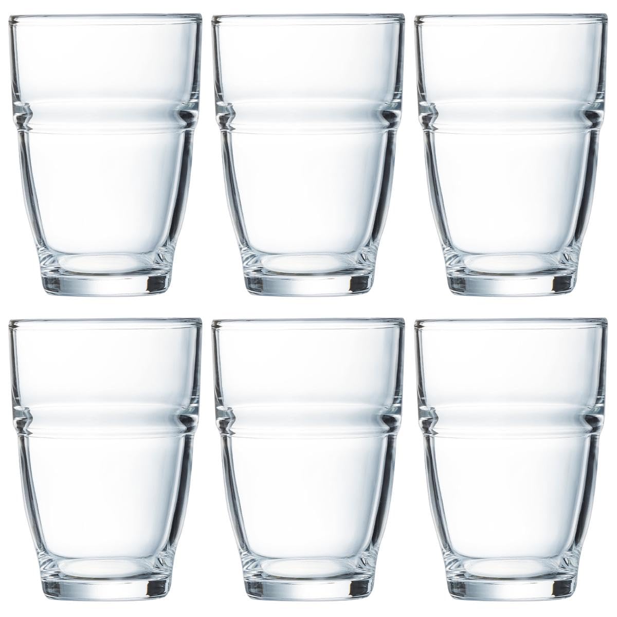 Verres à jus de fruit Arcoroc Forum 265 ml pour brunchs et petits-déjeuners