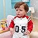 iCradle Toddler Reborn Doll Boy 24 Inch Reborn Baby Doll Silicone Baby Dolls Brown Hair with Blue Eyes Weighted Handmade Doll Toys for Children Gifts