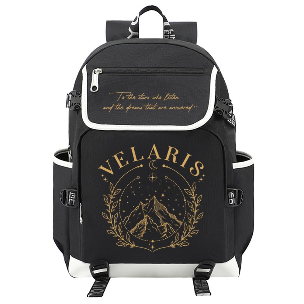 DIOMMELL Velaris Backpack Canvas Capacity City of Starlight Acotar Backpack Laptop Backpack Travel Backpack