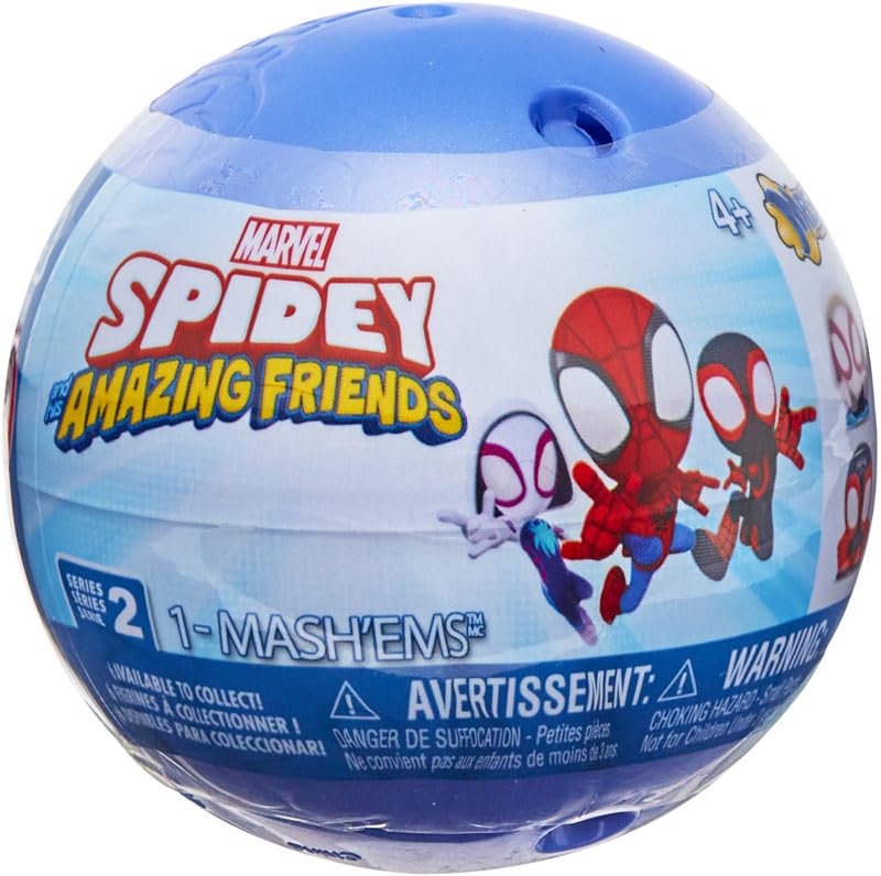 Mash'Ems Spidey and his Amazing Friends Series 2, Squishy Toys, 1 of 6 to Collect - STYLES MAY VARY - Image 2