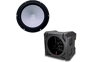 Wet Sounds 10" Dual Voice Coil High Performance Marine Subwoofer & 10"...