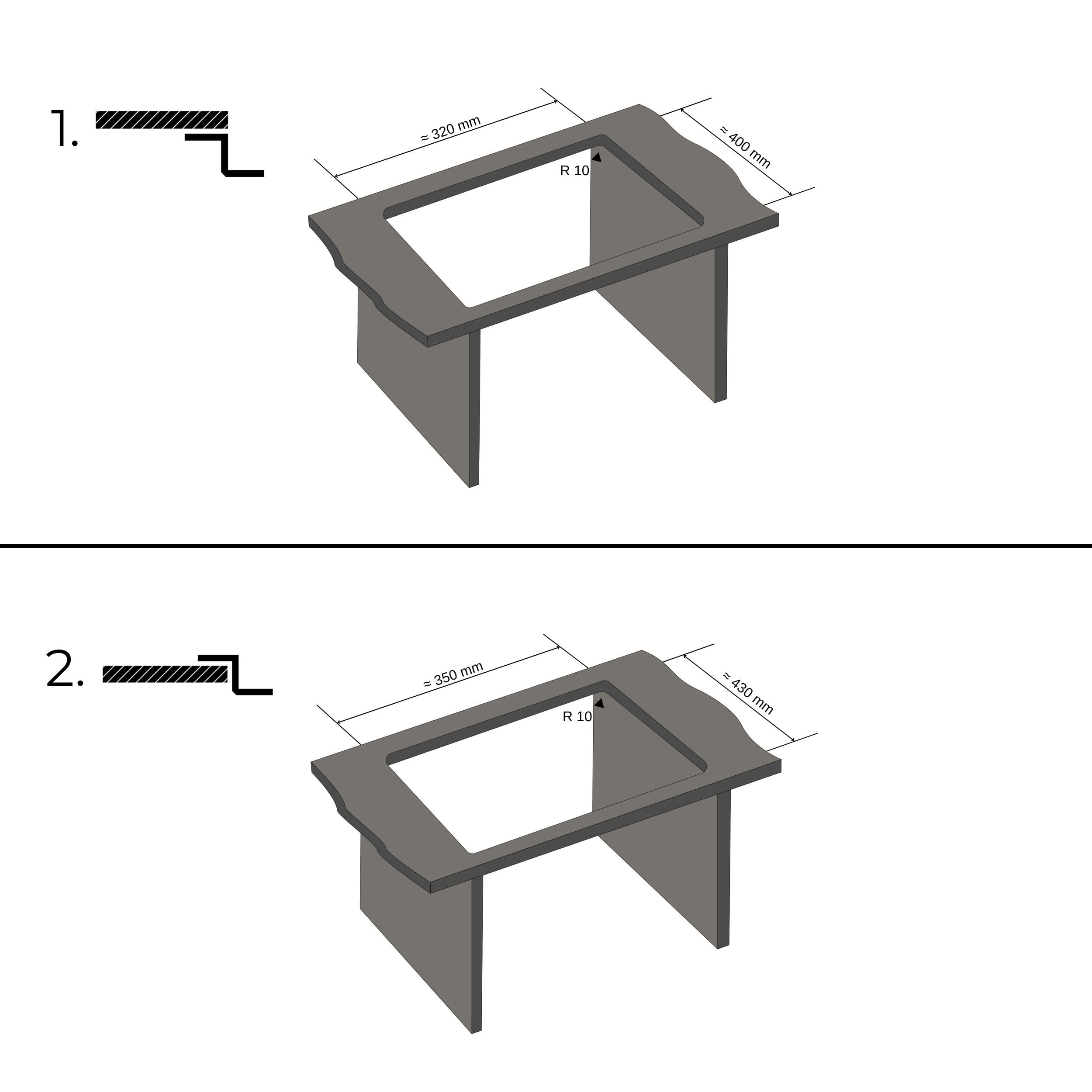 ANW HOME Lavello Cucina 1 Vasca Lavandino Cucina Acciaio Inox 304, Lavello da Incasso o Sottotop 37x45 cm Grafite PVD, Rivestimento Nano, Spessore 3,0+1 mm, Profondità 22 cm, con Sifone