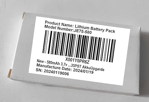 Miniatura 6 de AOLIKES Reemplazo de batería LiPo de 580mAh 3.7v para auriculares Bluetooth Jabra Evolve 75, batería Evolve 75 UC, reemplazo de batería Evolve 75
