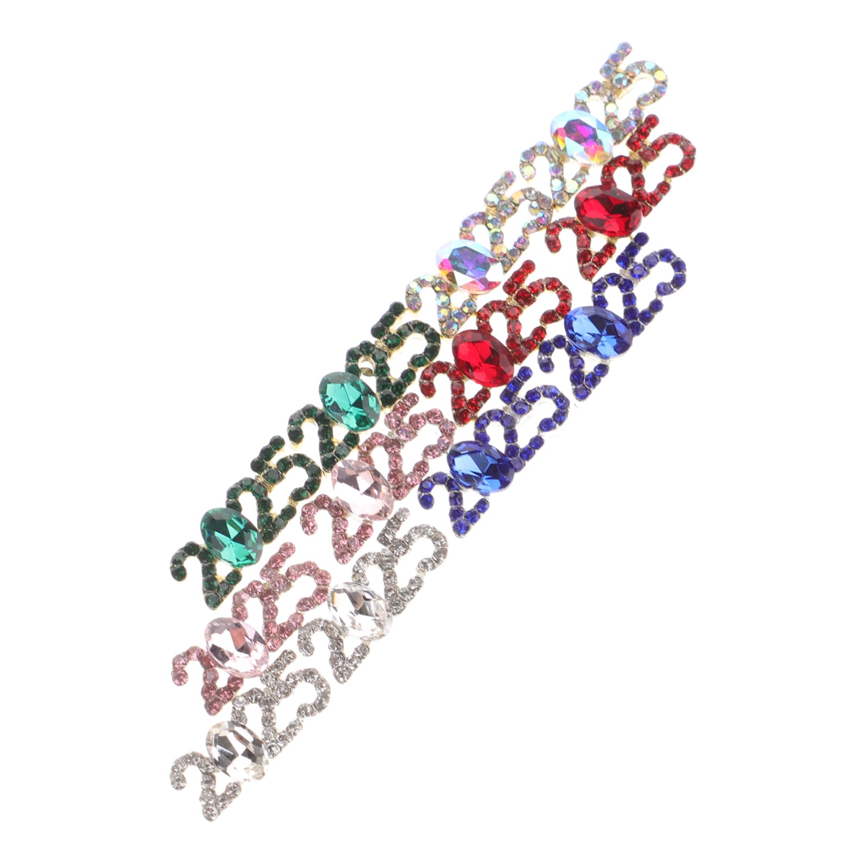 12pcs Nail Art Rhinestones Number Nail Charms DIY Fingernail Decorations Manicure Beauty