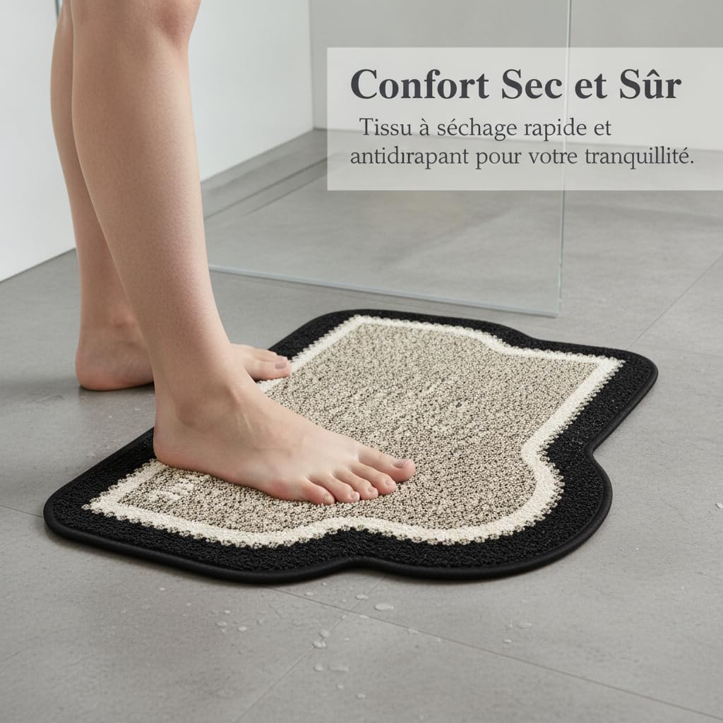 Tapis Bain Absorbant Antidérapant