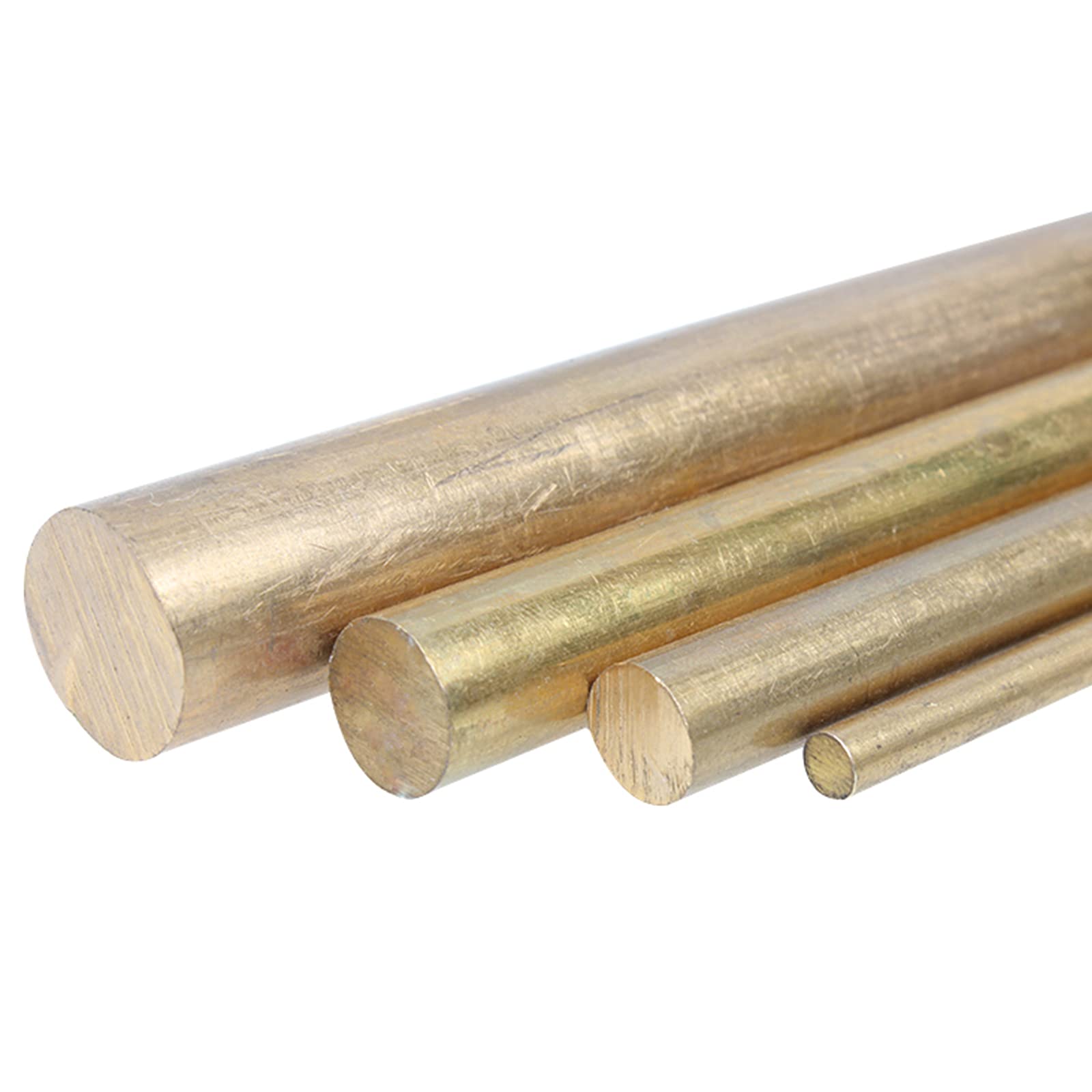 Barre Tonde in Ottone Barra Piena Diametro 12-38 Mm per Modellismo, Lunghezza 200 Mm/Diameter:30Mm