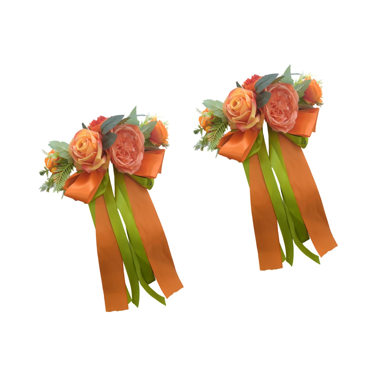 Msioytog Sumptuousness Wedding Car Floral Decorations with Customizable Polyester Flowers for Various Occurrences Polyester Wedding Decorations for Transports