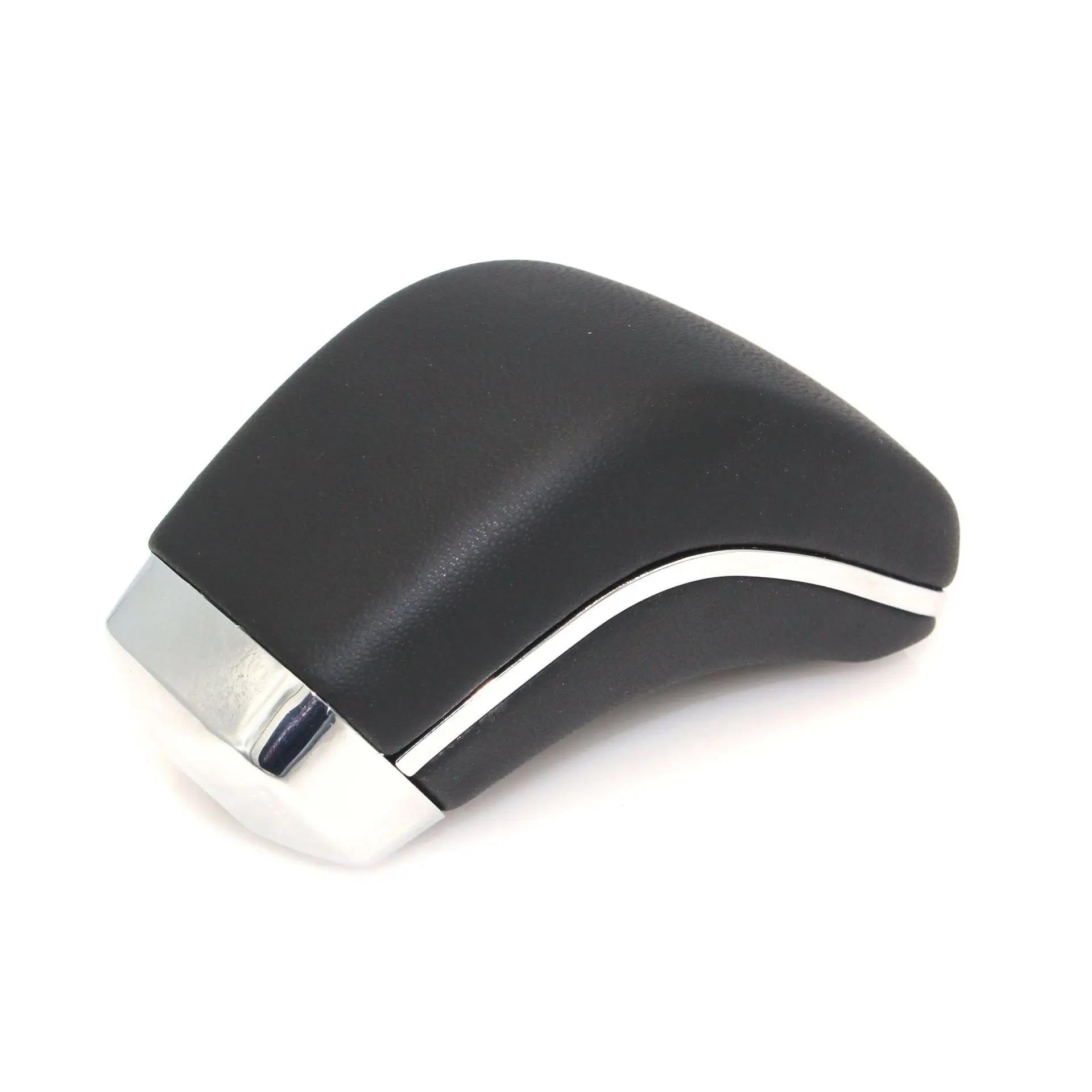 Fsozdbbpl Black Leather Automotive Parts Automatic At Leather Car Shift Gear Knob Lever Gaitor Boot Cover For Lexus For Mark X For Reiz X120 2004-2009(Black Leather)