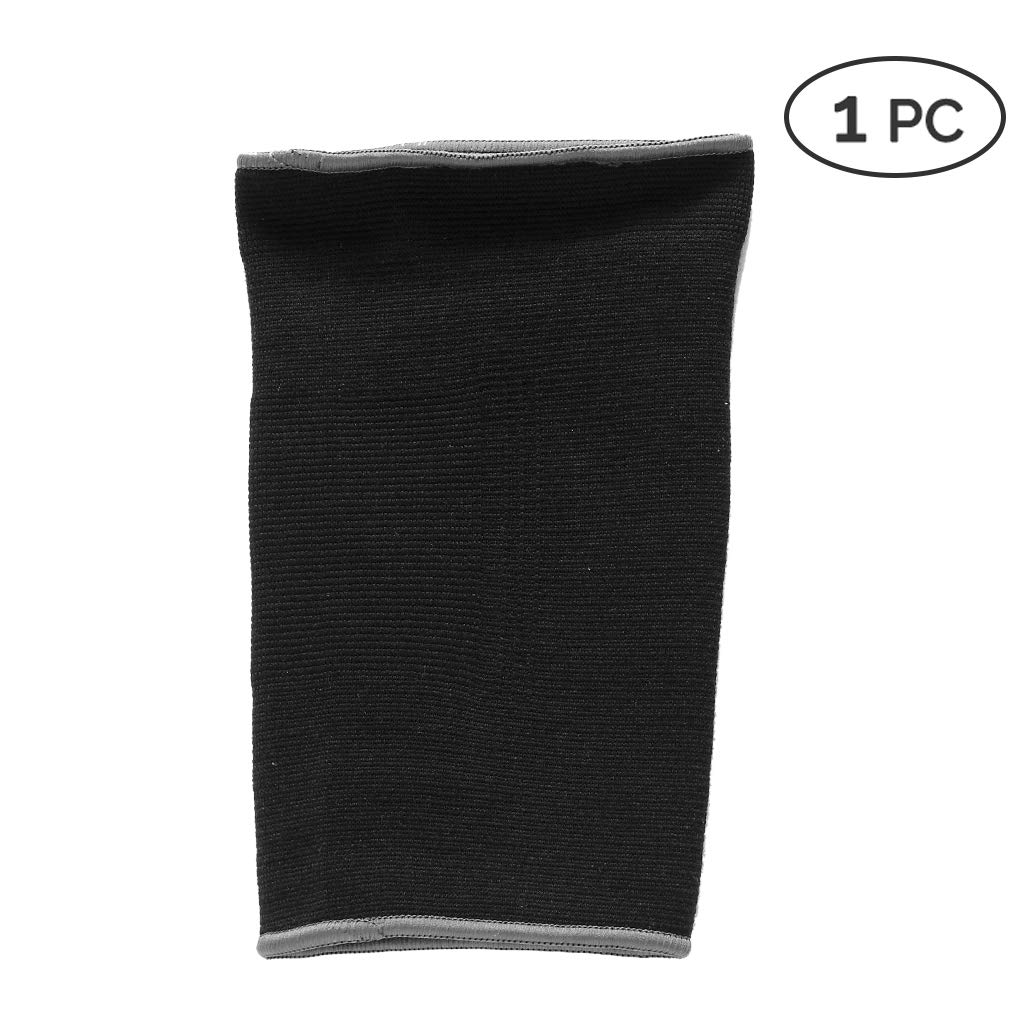 Buy 1 get 1 Neotech Care Calf Support Sleeve - Elastic & Breathable Knitted Fabric - Medium Compression - Black Color (Size L, 1 Unit)