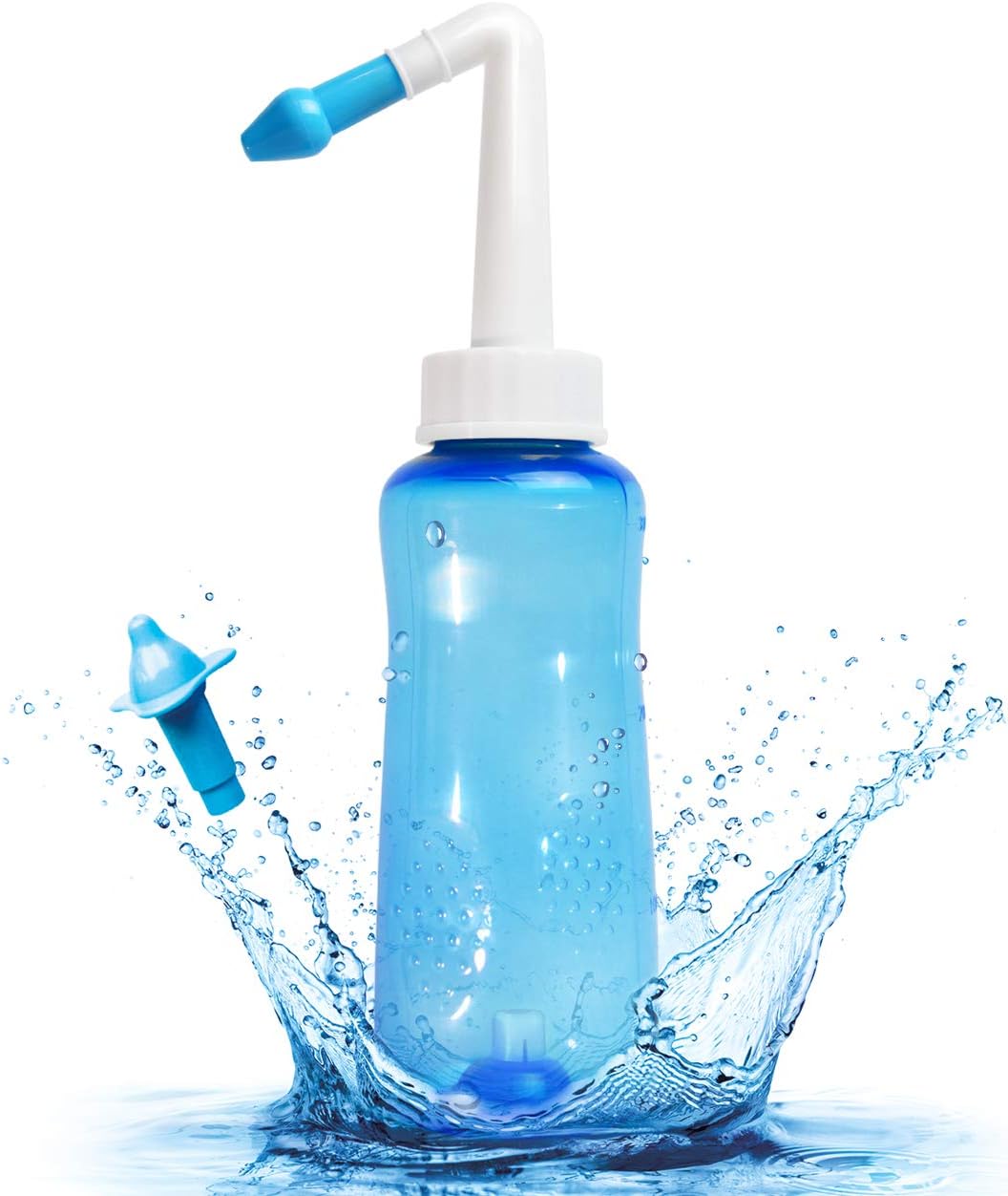 Nasal Wash Bottle K-NW-237 - Nasal Irrigation Bottle - Sinus Irrigation System - Nasal Rinse for Saline Nasal Spray - Sinus Rinse Bottle