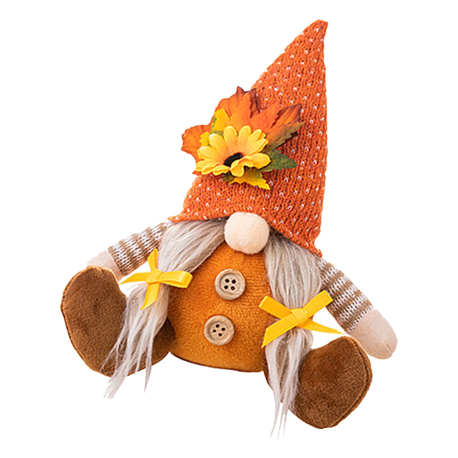 Jazuaiao Harvest Season Gnomes Plush Hanging Decors Sturdy Polyester Materials Holiday Homes Decoration for Family Cloth Gnomes Figurine