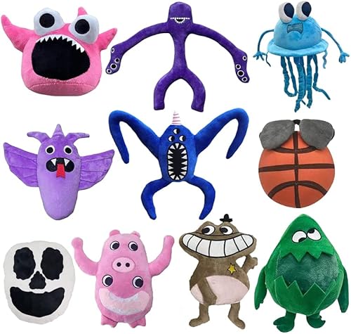 voiv Garten of Banban Felpa, Nabnab, Jumbo Josh, Opila Bird Peluches, Monster Horror Plush Fig, Regalo para fans (10 piezas)