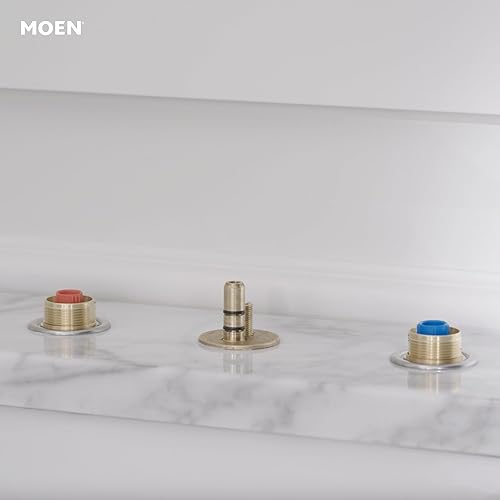 Vista 2 de Moen 9000 - Grifo para fregadero de baño con válvula de desagüe y tecnología M-PACT