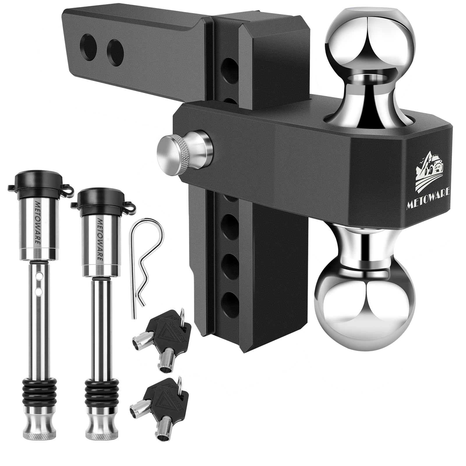 METOWARE Adjustable Trailer Hitch