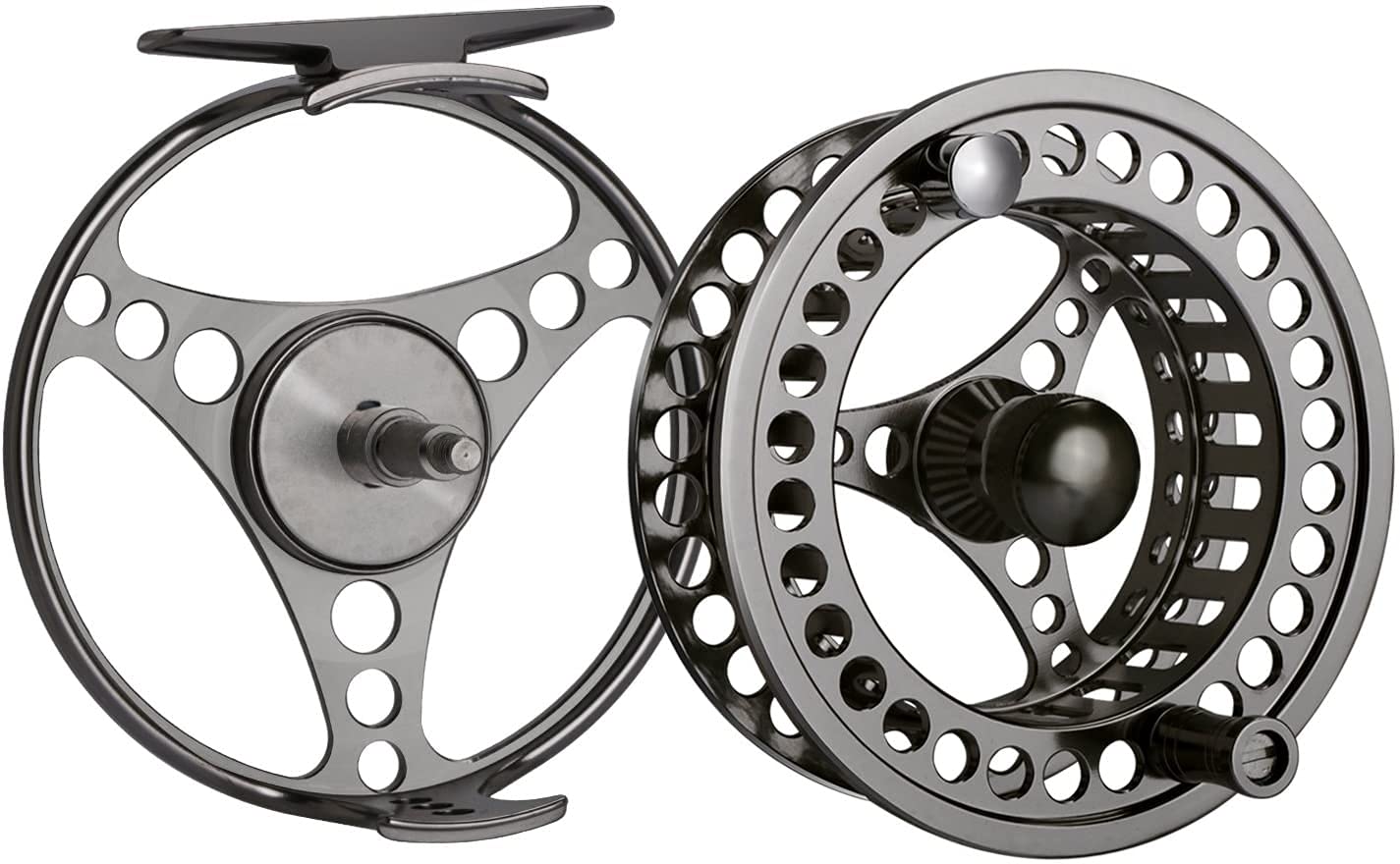 Goture Fliegenfischerrolle 3/4 5/6 7/8 9/10 Angelrollen, Fliegenfischen Rollen wasserdicht,Große Bohrung Druckguss Fliegenrolle 2 + 1BB Aluminiumlegierung Pre-Loaded Forellen Fliegenrollen