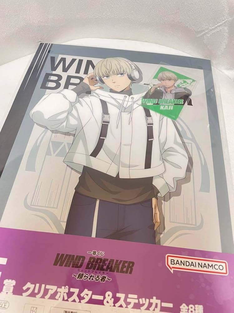 Amazon.co.jp: ウィンドブレーカー 一番くじ 梶蓮 クリア